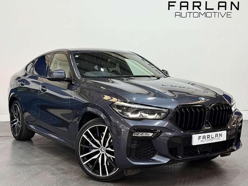 Grey Used 2021 BMW X6 M Sport SUV | £38,950 (Good price) - Image 1/4