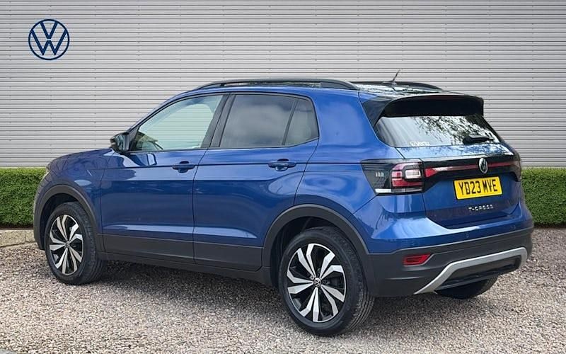 Used VW T-Cross Black Edition 95 HP (69 kW) 2023 Blue SUV