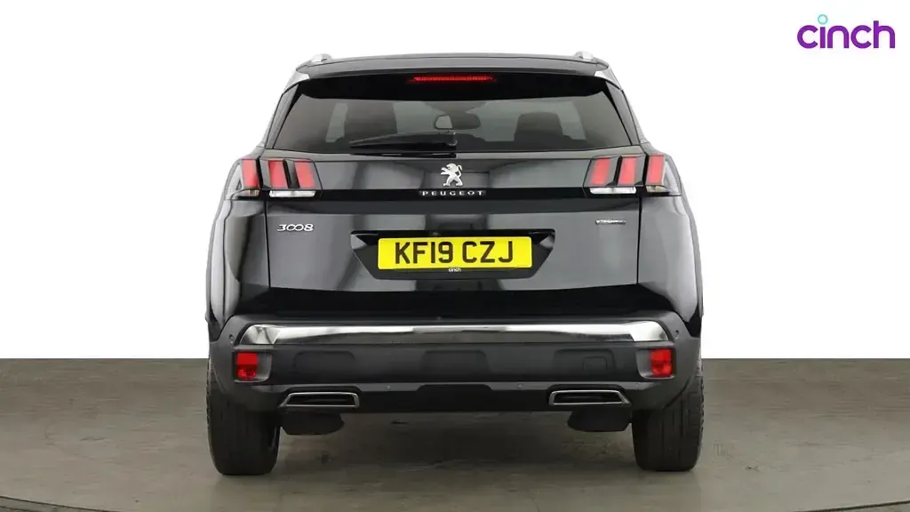 Used Peugeot 3008 GT-line 130 HP (95 kW) 2019 Black SUV