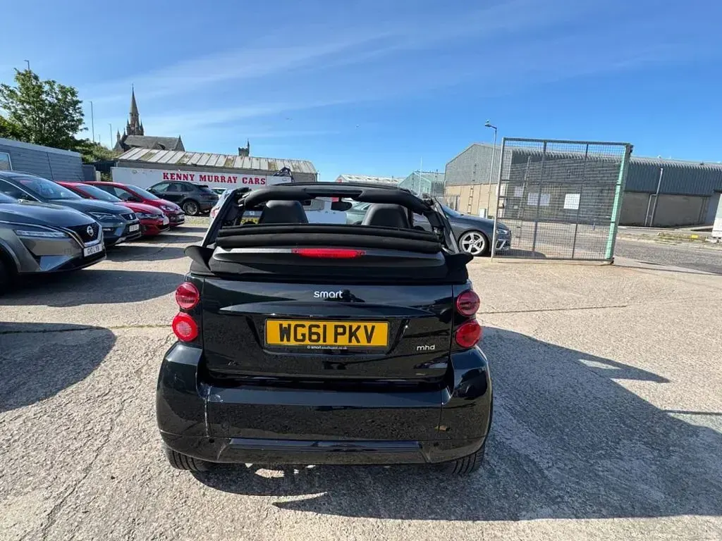 Used Smart ForTwo Cabrio Pulse 71 HP (52 kW) 2012 Black Cabriolet