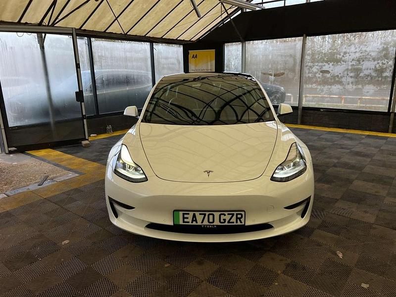 Used Tesla Model 3 Long Range AWD 366 kW (498 HP) 2020 White Sedan