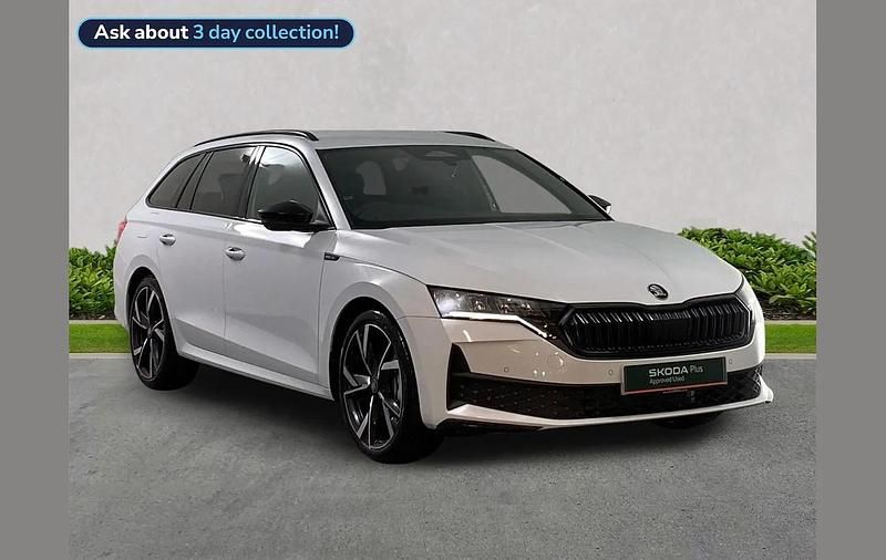Used Skoda Octavia SportLine 147 HP (108 kW) 2026 White Estate
