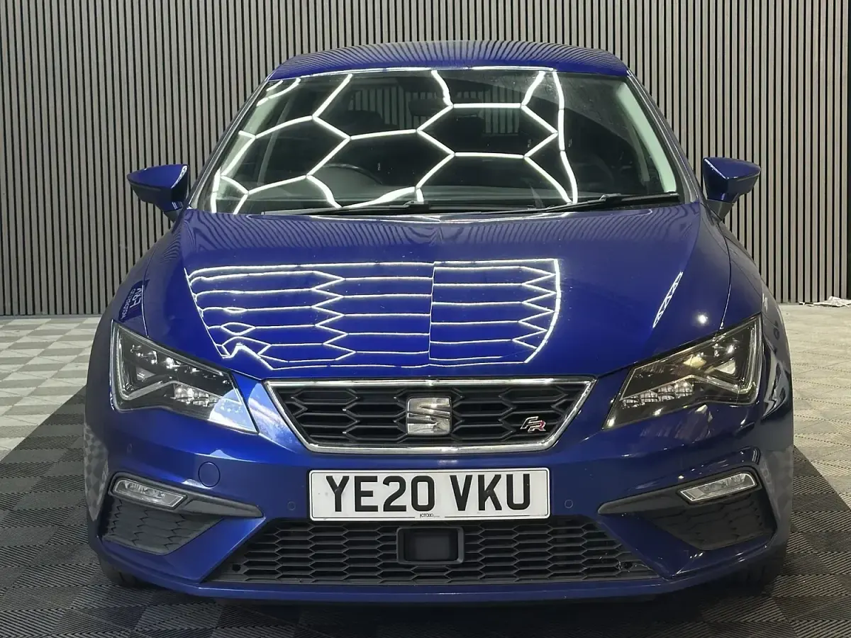 Used Seat Leon FR 130 HP (95 kW) 2020 Blue Hatchback