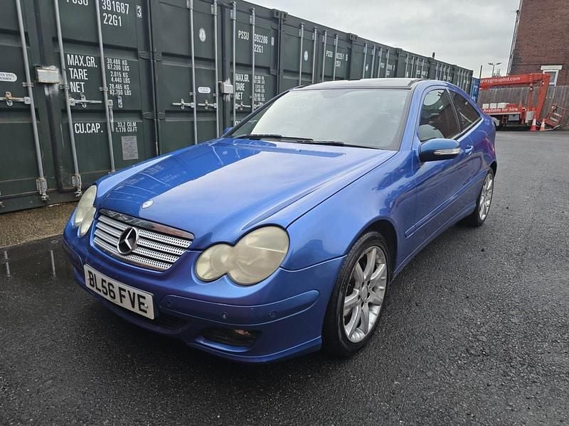 Used Mercedes C200 SE 2007 Blue Coupe