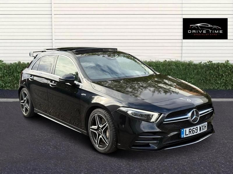 Black Used 2019 Mercedes A35 AMG Premium Plus Hatchback | £23,500 (Fair price) - Image 1/4