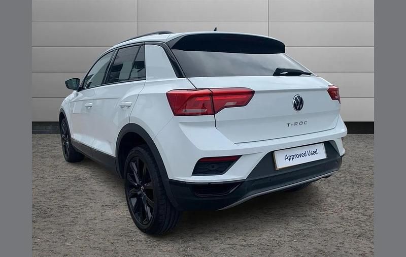 Used VW T-Roc Black Edition 108 HP (79 kW) 2021 White SUV
