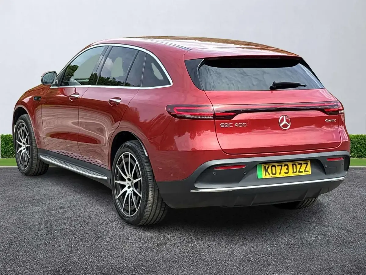 Used Mercedes EQC400 AMG line 300 kW (408 HP) 2023 Red SUV