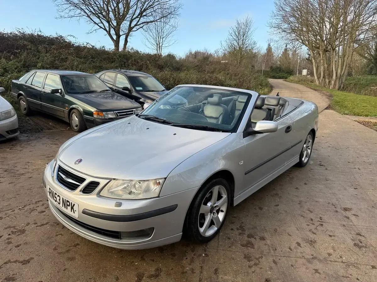 Used Saab 9-3 Cabriolet Vector 2004 Silver Cabriolet