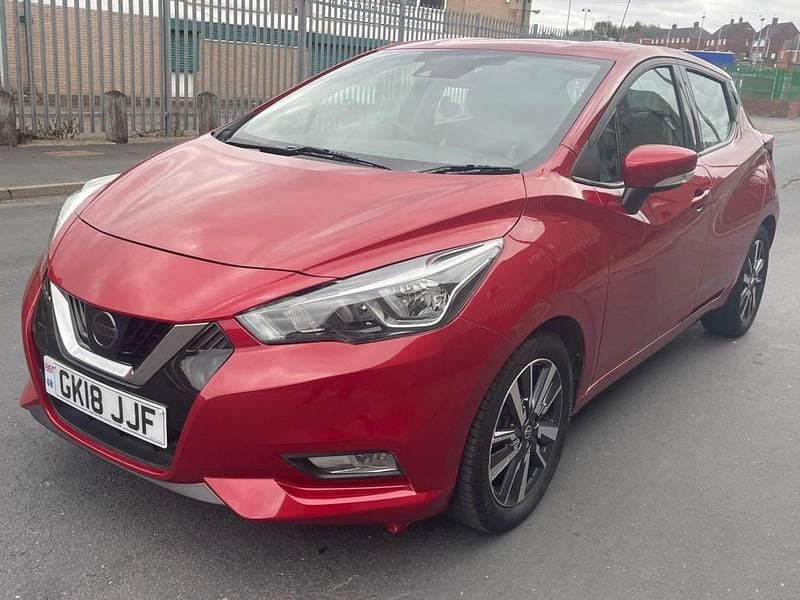 Red Used 2018 Nissan Micra Acenta Hatchback | £5,250 (Super price) - Image 1/4