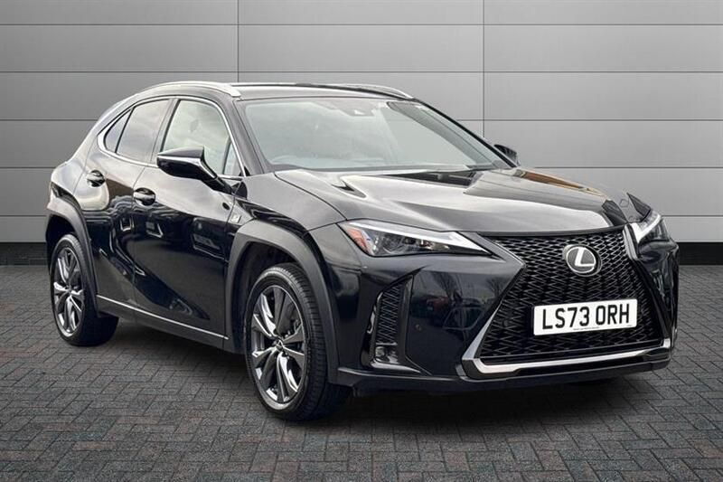 Graphite black Used 2023 Lexus UX 250h Sport Design Packet SUV | £26,050 (Fair price) - Image 1/3
