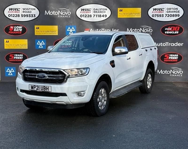 White Used 2021 Ford Ranger XLT Pickup | £18,950 (Fair price) - Image 1/4