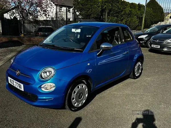 Used Fiat 500 Mirror 69 HP (50 kW) 2017 Blue Hatchback