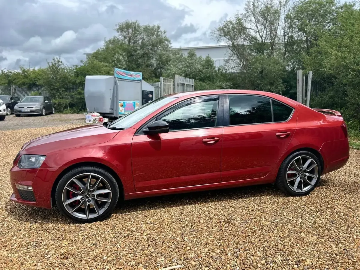 Used Skoda Octavia vRS 2014 Red Estate