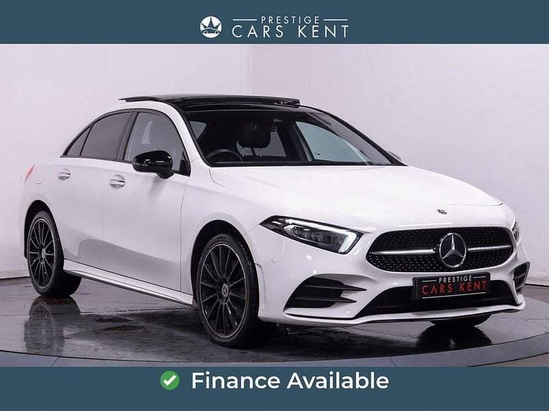 Used Mercedes A250 AMG Line Premium Plus 218 HP (160 kW) 2022 White Sedan