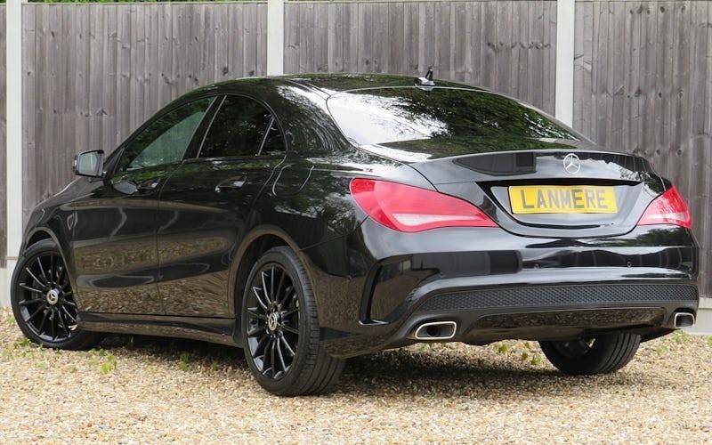 Used Mercedes CLA220 AMG 170 HP (125 kW) 2014 Cosmos black Sedan