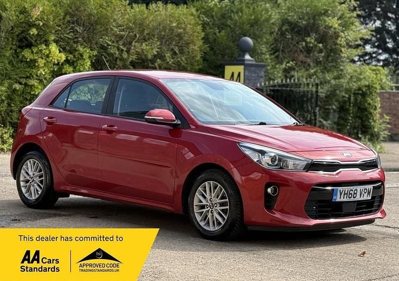 Red Used 2018 Kia Rio Hatchback | £5,790 (A bit pricey) - Image 1/2
