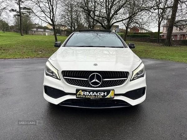 Used Mercedes CLA220 AMG line 177 HP (130 kW) 2018 White Sedan