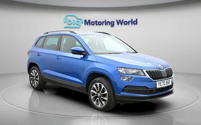 Used Skoda Karoq SE Drive 150 HP (110 kW) 2020 Blue SUV