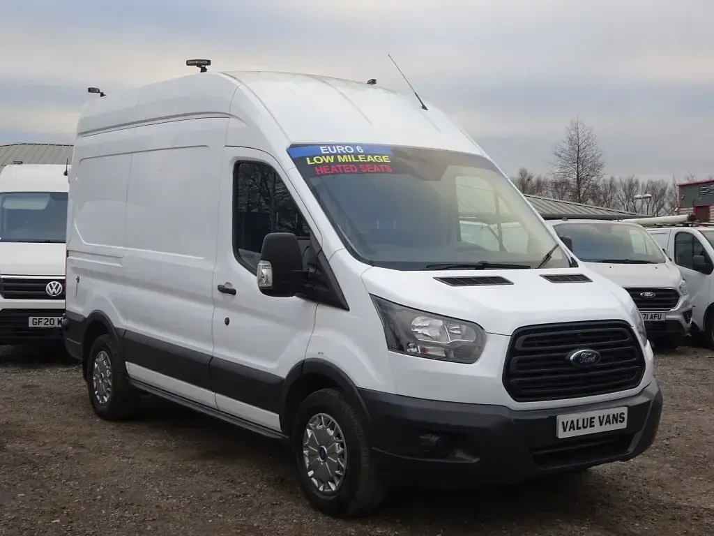 Used Ford Transit 130 HP (95 kW) 2018 White Van