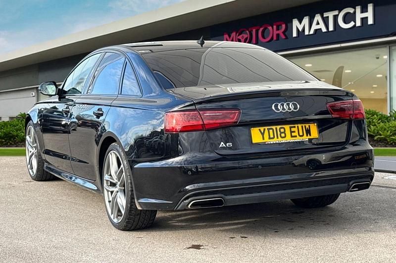 Used Audi A6 Black Edition 190 HP (139 kW) 2018 Black Sedan