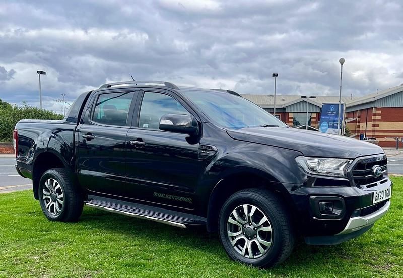Black Used 2020 Ford Ranger Wildtrack Pickup | £14,650 (Good price) - Image 1/4