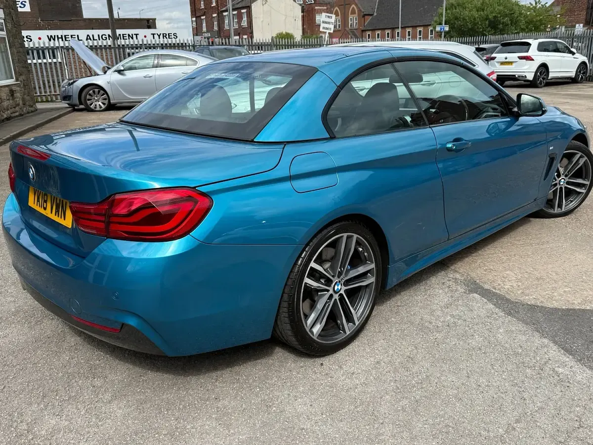 Used BMW 430 Cabriolet M Sport 2018 Blue Cabriolet