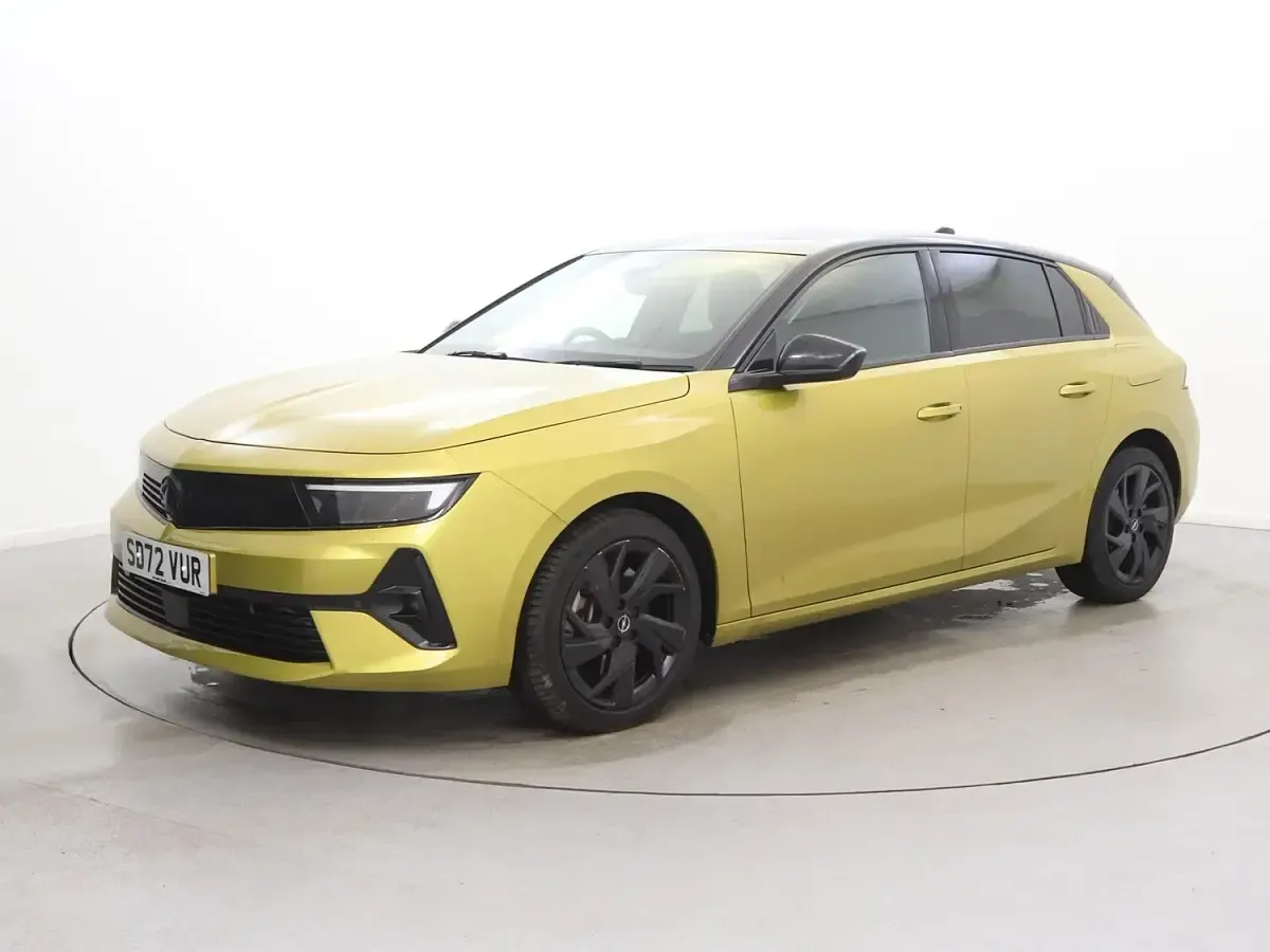 Used Vauxhall Astra GS Line 2022 Yellow/black Hatchback