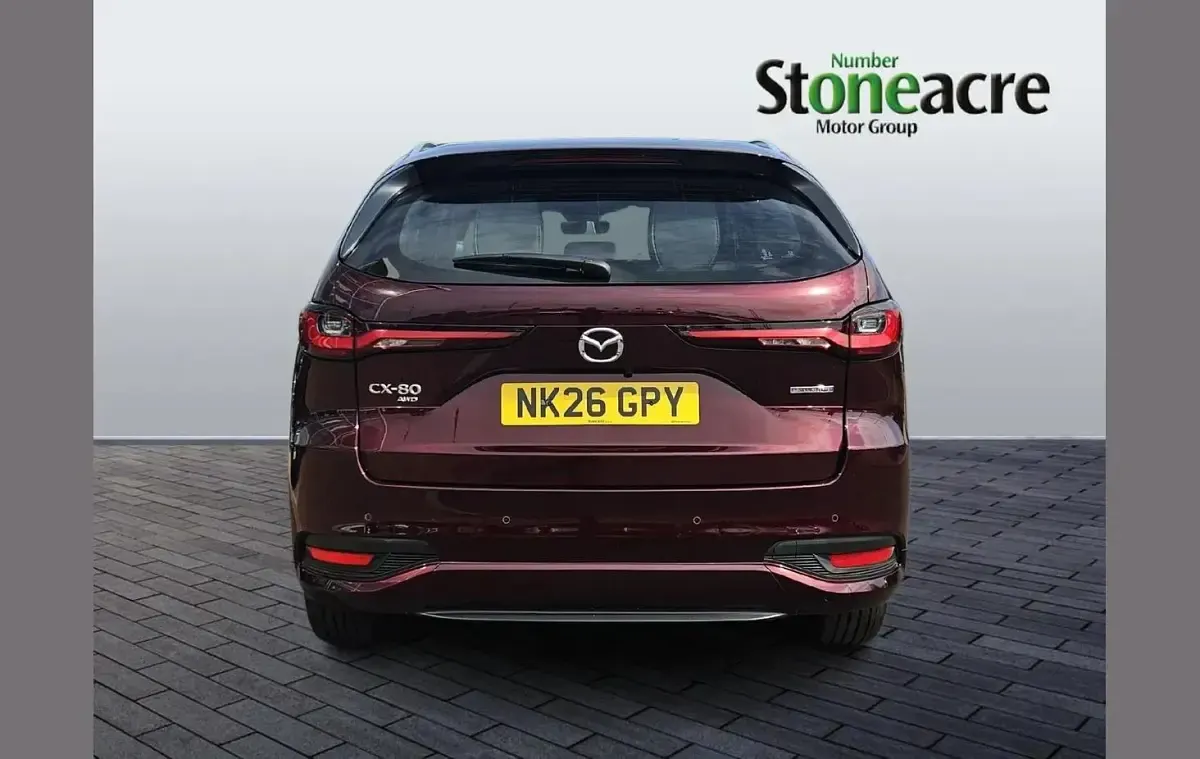 New Mazda CX-80 Homura-Line 327 HP (240 kW) 2026 Red SUV