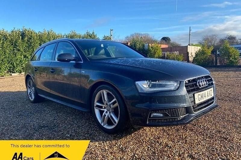 Used Audi A4 S-Line 150 HP (110 kW) 2014 Blue Estate