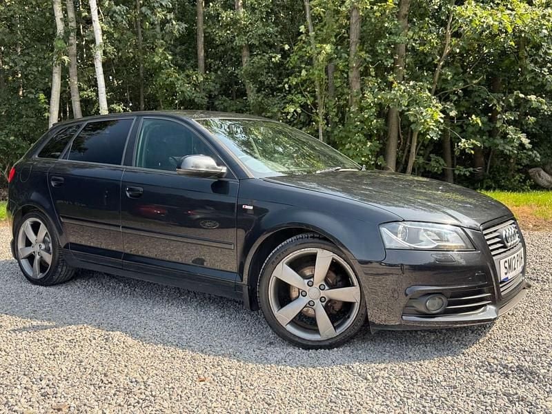 Black Used 2012 Audi A3 Sportback S-Line Hatchback | £6,495 (Fair price) - Image 1/4
