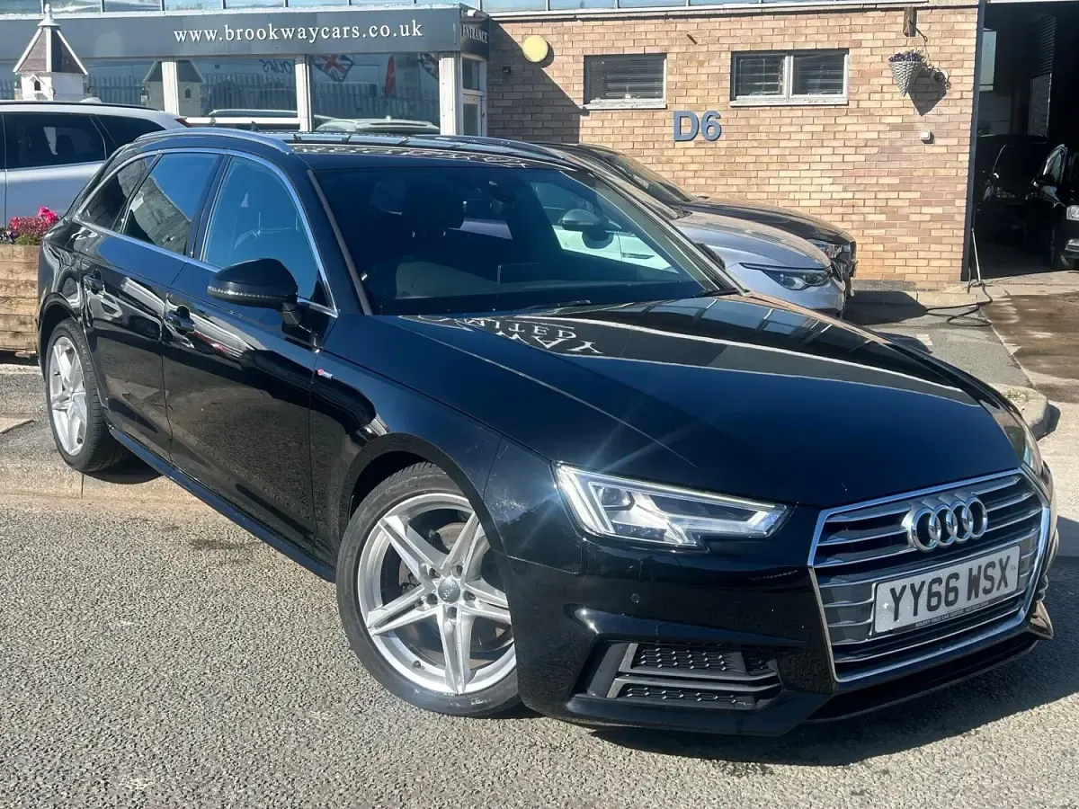 Used Audi A4 S-Line 190 HP (139 kW) 2016 Black Estate