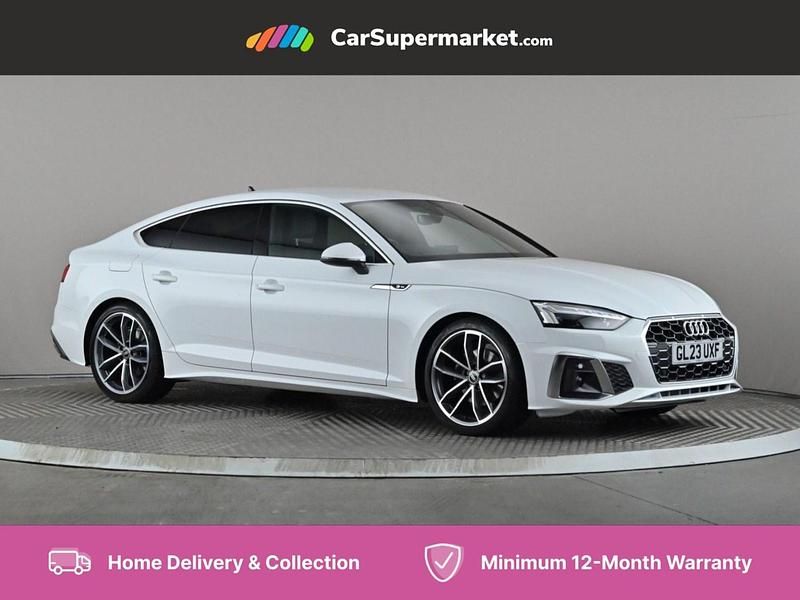 White Used 2023 Audi A5 S-Line Coupe | £27,197 (Good price) - Image 1/4