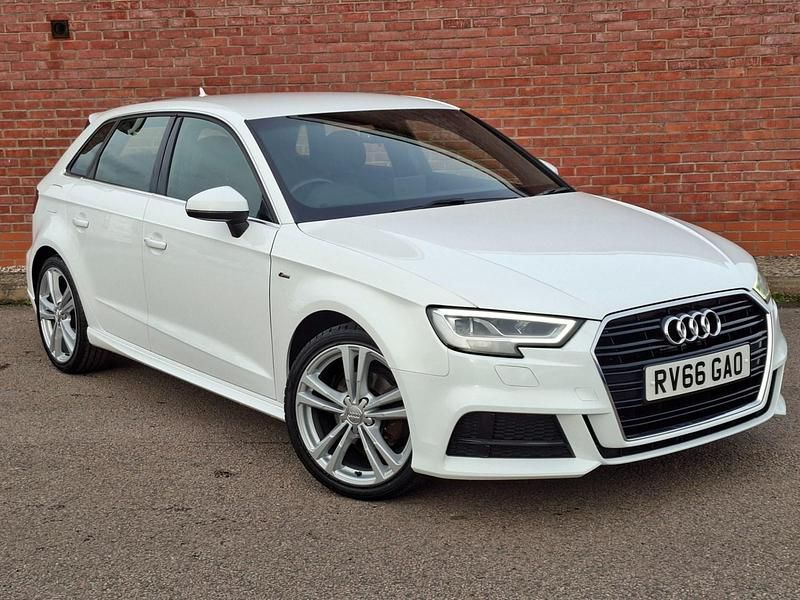 Used Audi A3 S-Line 2016 White Hatchback