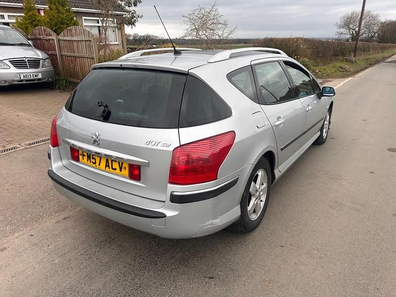Used Peugeot 407 136 HP (100 kW) 2007 Silver Estate
