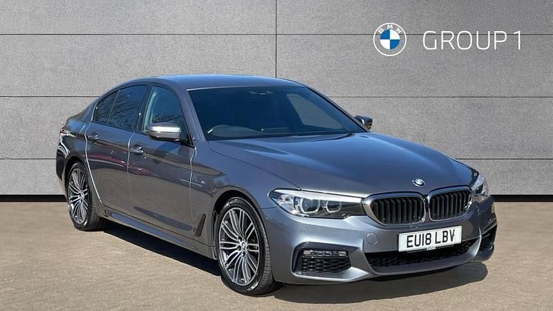 Used BMW 520 M Sport 190 HP (139 kW) 2018 Blue Sedan
