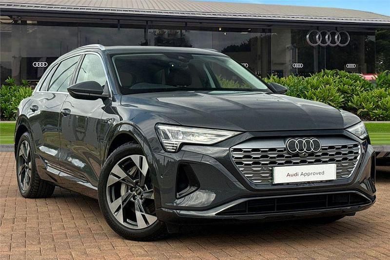 Grey Used 2023 Audi Q8 e-tron Sport SUV | £33,980 - Image 1/4