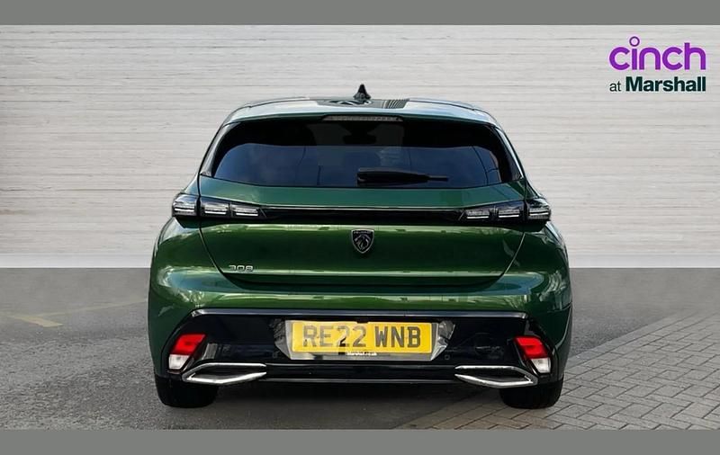 Used Peugeot 308 Allure 128 HP (94 kW) 2022 Green Hatchback