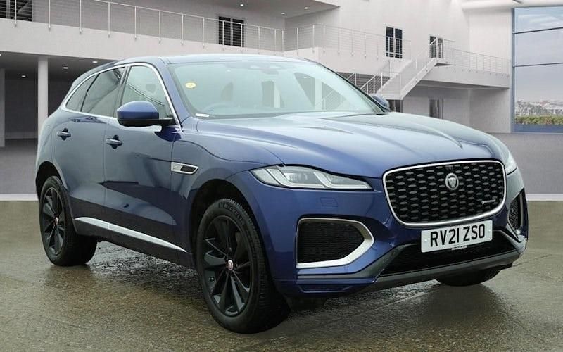 Used Jaguar F-Pace R-Dynamic 204 HP (150 kW) 2021 Blue SUV