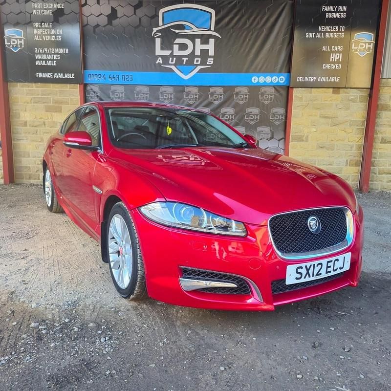 Red Used 2012 Jaguar XF Sedan | £5,495 (Fair price) - Image 1/4