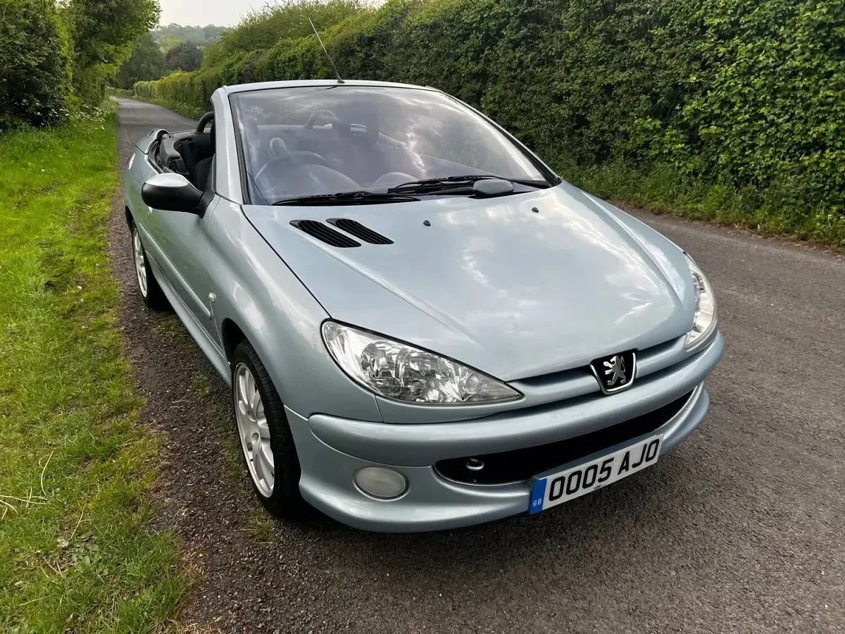 Używany Peugeot 206 Sport 2005 Srebrny Kabriolet