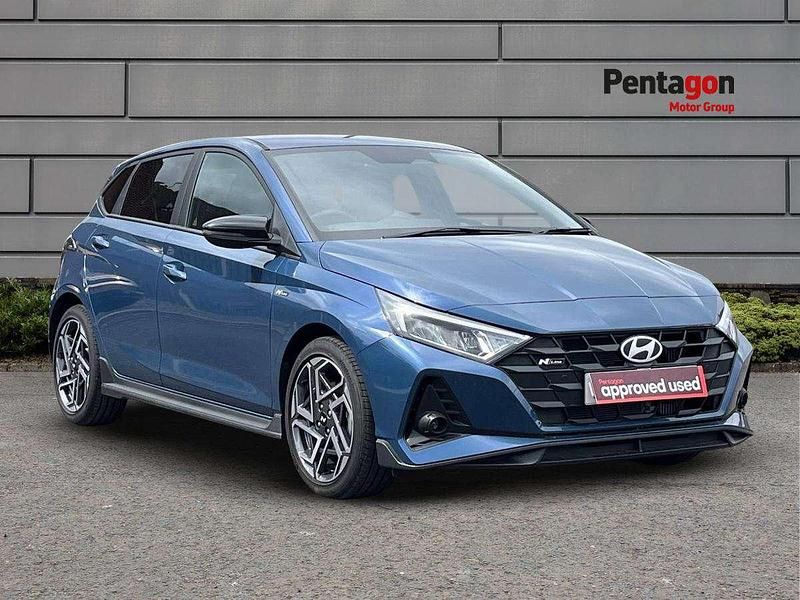 Blue New 2024 Hyundai i20 N Line Hatchback | £18,995 (A bit pricey) - Image 1/4