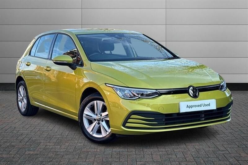 Lime yellow Used 2020 VW Golf VIII S Hatchback | £16,357 (Fair price) - Image 1/4