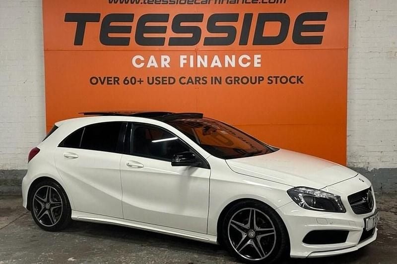 Used Mercedes A200 AMG 136 HP (100 kW) 2015 White Hatchback