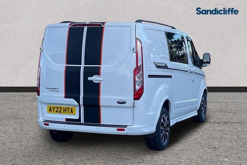 Used Ford Transit Custom Sport 170 HP (125 kW) 2021 Frozen white (solid colour)
