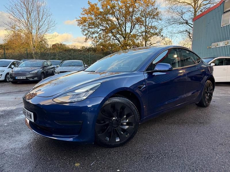 Blue Used 2019 Tesla Model 3 Standard Range Sedan | £11,980 (A bit pricey) - Image 1/4