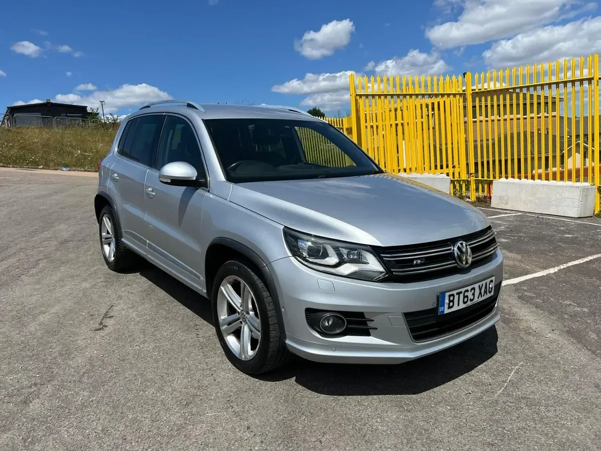Used VW Tiguan R-line 177 HP (130 kW) 2014 Silver SUV