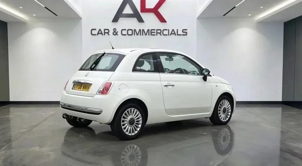Used Fiat 500 Lounge 2008 White Hatchback