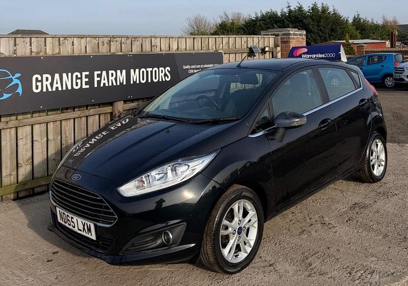 Used Ford Fiesta Zetec 2015 Black Hatchback