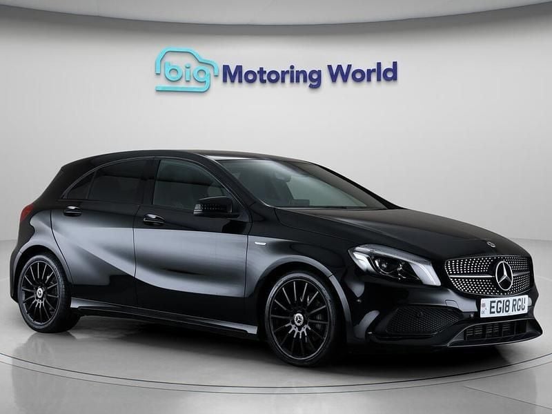 Black Used 2018 Mercedes A200 Hatchback | £13,800 (Fair price) - Image 1/4