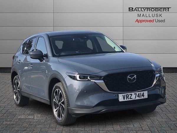 Grey Used 2023 Mazda CX-5 Exclusive-Line SUV | £22,995 (A bit pricey) - Image 1/4